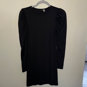 H&M Black Long Sleeve Dress
